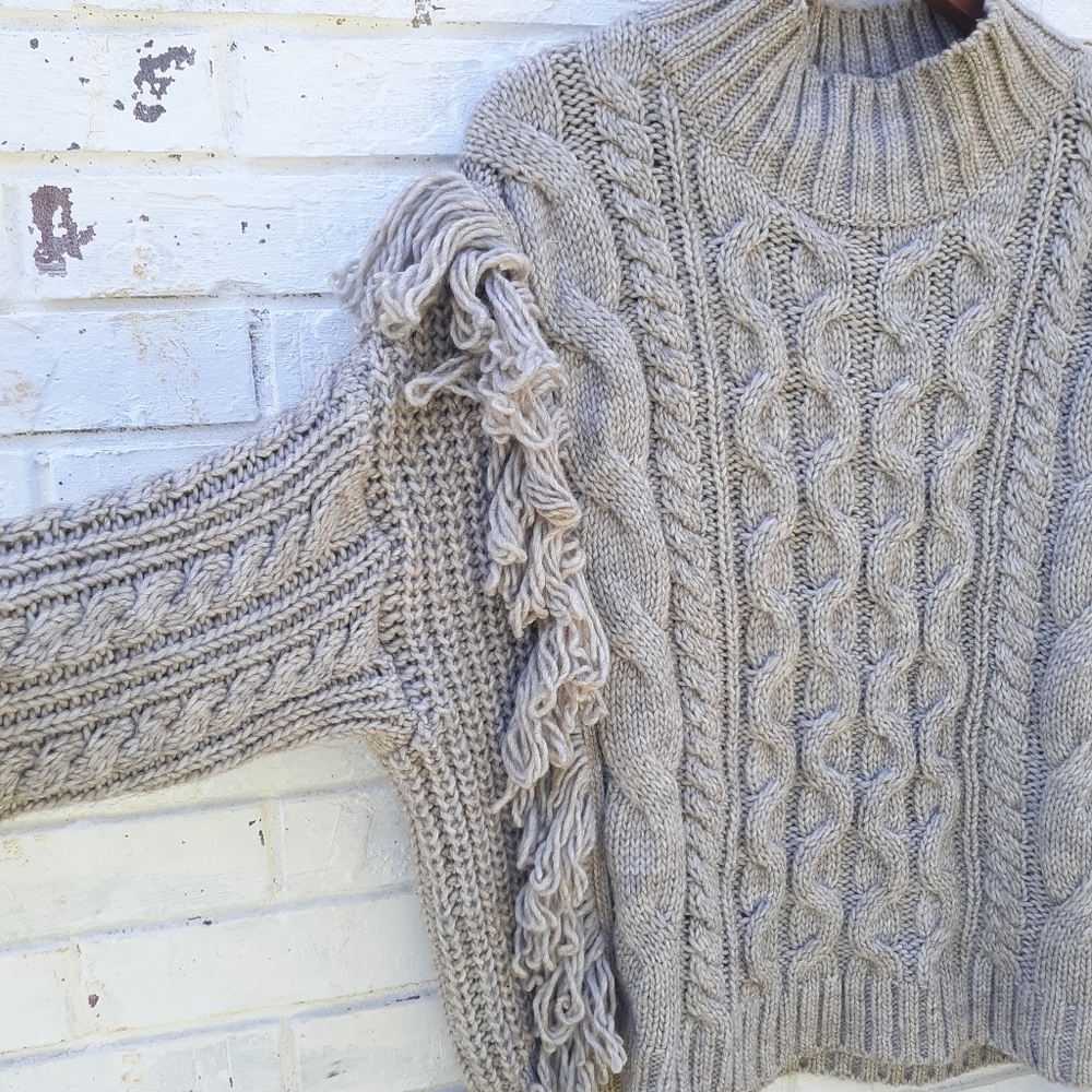 Universal Thread Fringe Sweater Pullover - image 5